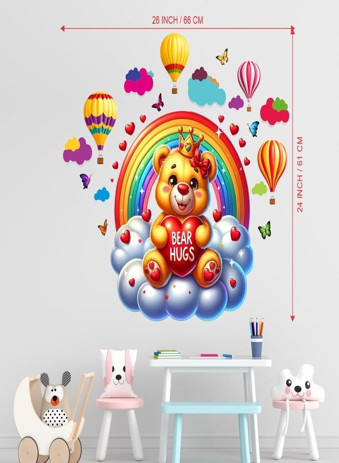 DivineDesigns ملصقات جدارية من تصميمات ديفاين ديزاينز على شكل عناق دب الباندا - Image 3